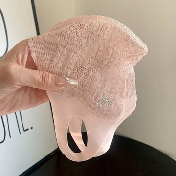 臺灣出貨✨【可開發票】防曬口罩女冰絲高顏值蕾絲夏季立體護眼角透氣輕薄防紫外線可水洗