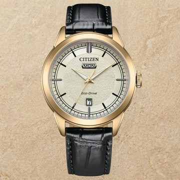 CITIZEN星辰 GENTS系列 光動能 經典日期腕錶 40.5mm/AW0153-04A