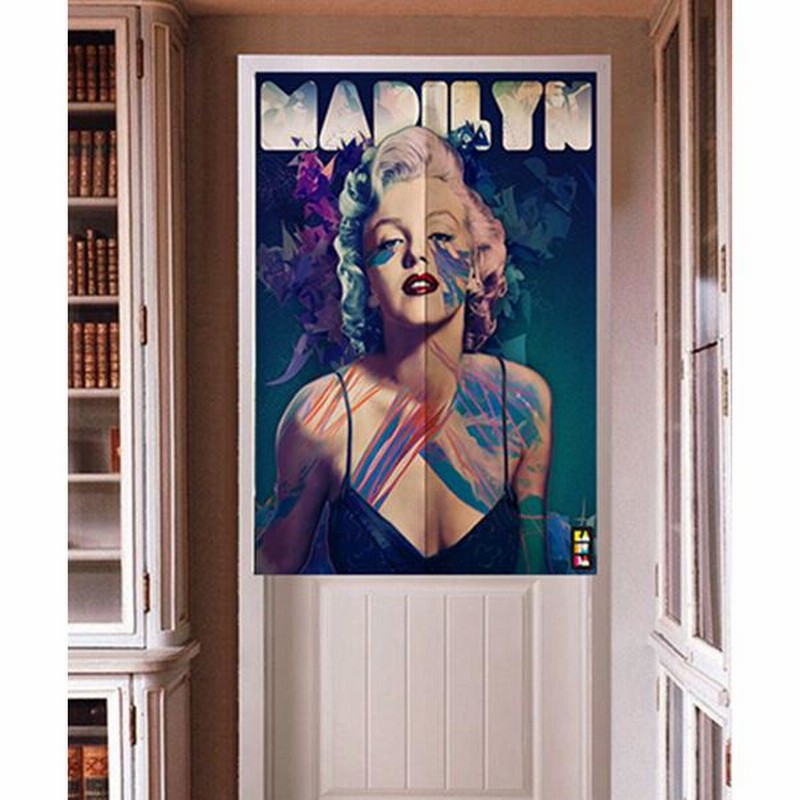 暖簾 のれん マリリン・モンローMarilyn Monroe インテリア