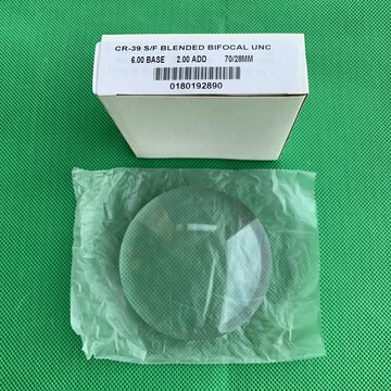 庫存現貨 CR-39 S/F 6.00 BASE 2.00 ADD 70/28MM 鏡片