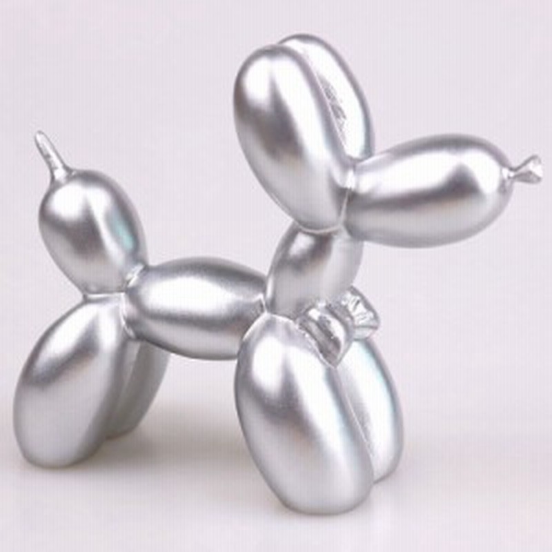お取り寄せ 置物 犬 ドッグ バルーンアート風 小さめサイズ シルバー 通販 Lineポイント最大1 0 Get Lineショッピング