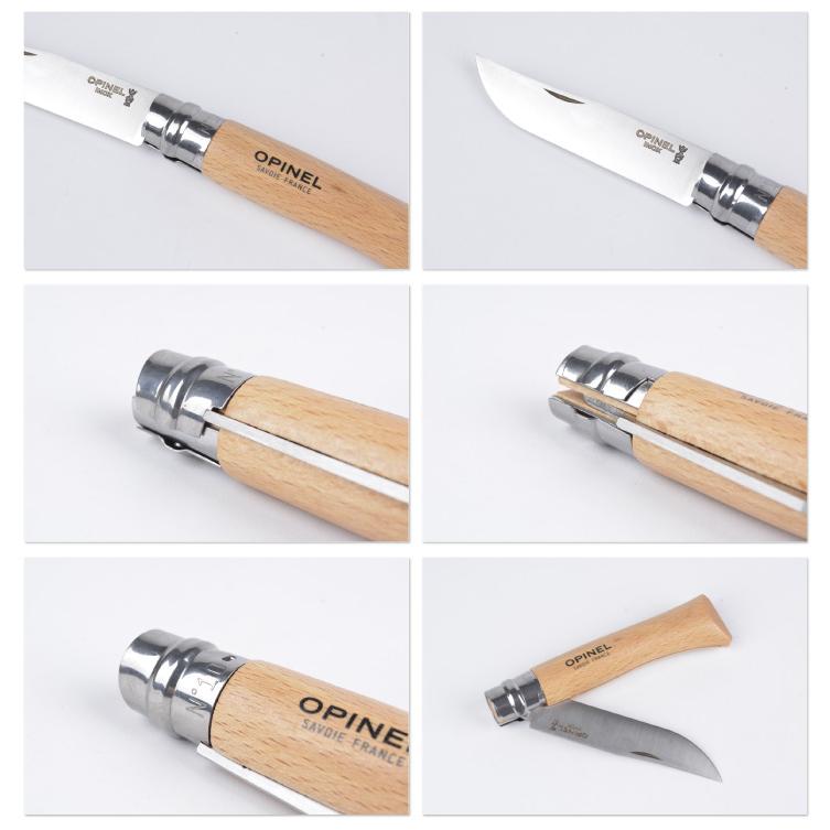 オピネル OPINEL NO.10ステンレススチールナイフ Stainless Steel Knife  NO.10 123100 アウトドア キャンプ 釣り 折り畳み式 携帯しやすい オピネルナイフ