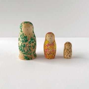 四季之樹俄羅斯娃娃 三件組
