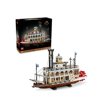 LEGO Ideas 21356 河上汽船(居家擺設 積木 船玩具 蒸汽船)