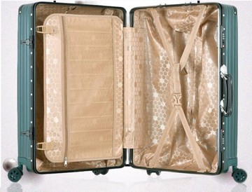 行李箱   拉桿箱行李箱女鋁框旅行箱萬向輪男學生密碼箱20寸  瑪麗蘇