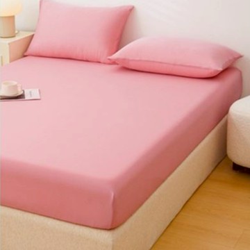 NATURALLY JOJO 沁涼玩色雪糕床包3件組  雙人  床包 + 枕套 2個  甜莓粉