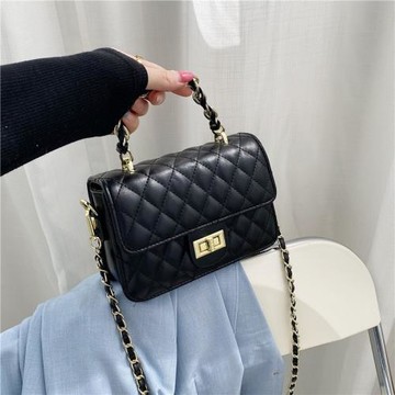 小香風菱格2022新款單肩鏈條包包