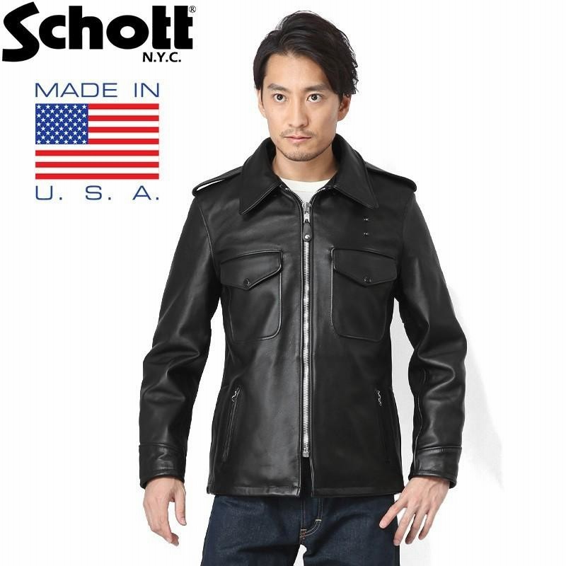 Schott ショット 602US レザーポリスマンジャケット 7167