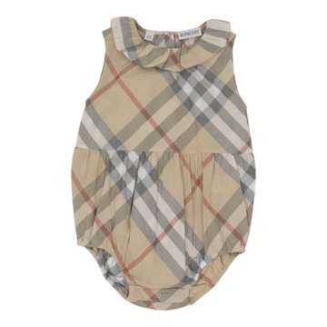 BURBERRY Kids 嬰幼兒格紋棉質連身裝