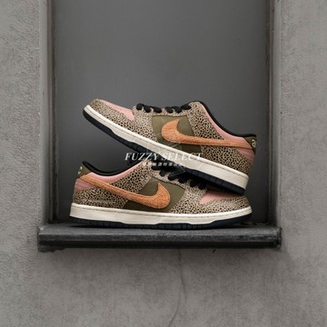 【逢甲 FUZZY】Nike SB Dunk Low Arts-Rec 滑板店 聯名 豹紋 粉綠 IH3211-200