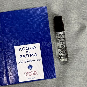 帕爾瑪之水 藍色地中海-利古里亞柑橘（柑橘汽水）Acqua di Parma 2ml香水小樣原創試用裝 試管香水