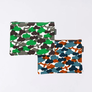 京都 平口袋 日本製造 帆布 100% 棉 小口袋 和風 時尚 可愛 北歐