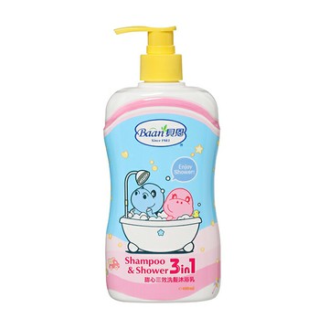 BAAN貝恩 甜心三效洗髮沐浴乳 400ml【德芳保健藥妝】