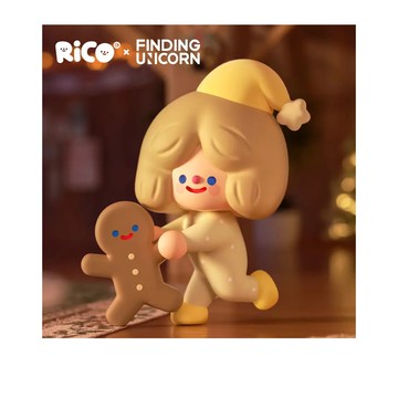 尋找獨角獸 RICO 快樂冬日系列盲盒手辦公仔盒玩 (單入隨機出貨)
