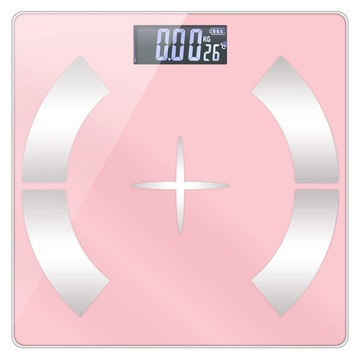 MTK 藍芽體重計  粉色  1個  A1