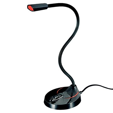 atake V6鵝頸金屬麥克風  黑色