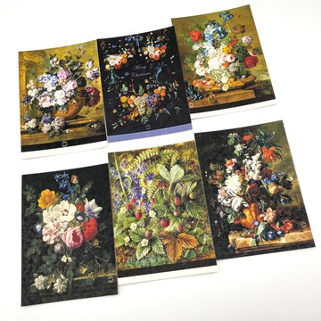 藝術明信片 花卉明信片 心意卡 生活就是藝術 情人節禮物卡