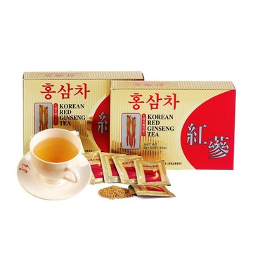 金蔘 -6年根韓國高麗紅蔘茶(100包/盒)共1盒
