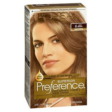 LOreal Superior Preference Hair Color Light Brown 1 each by Loreal