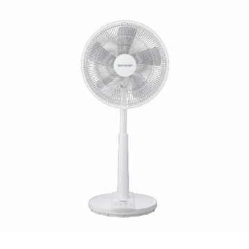SHARP夏普14吋經典型變頻DC伸縮立扇電風扇PJ-V14A-W ★送7-11商品卡300元