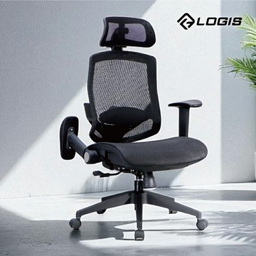 LOGIS 台灣製凌雲之座透氣全網椅電腦椅 辦公椅 人體工學椅【J83RS】