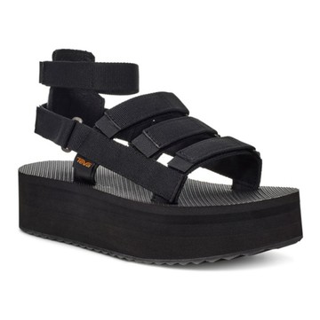TEVA 涼鞋 FLATFORM MEVIA 黑色 厚底 羅馬織帶 女 TV1116810BLK