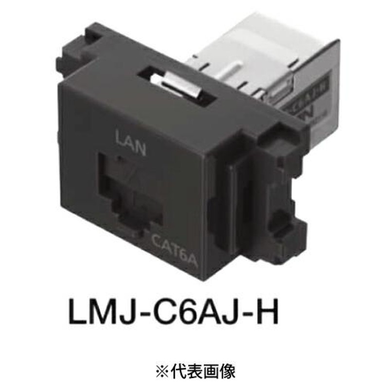 サン電子 Cat6A LANモジュラジャック ジャック式 グレー用 単位 LMJ-C6AJ-H | LINEブランドカタログ