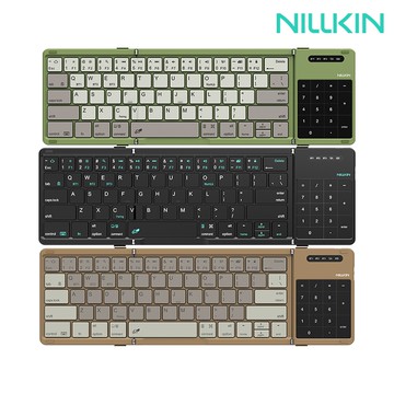 NILLKIN 魔方口袋摺疊鍵盤 (藍色)