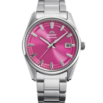 ORIENT 東方錶  經典簡約春夏限定款機械腕錶-38.5mm粉紅色 RA-AC0R07P
