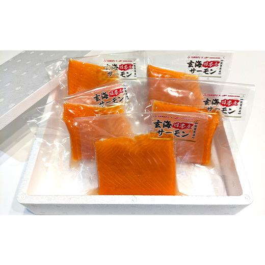 ふるさと納税 佐賀県 唐津市 玄海サーモン 柵(80g×5P) 刺身用 サーモントラウト 小分け