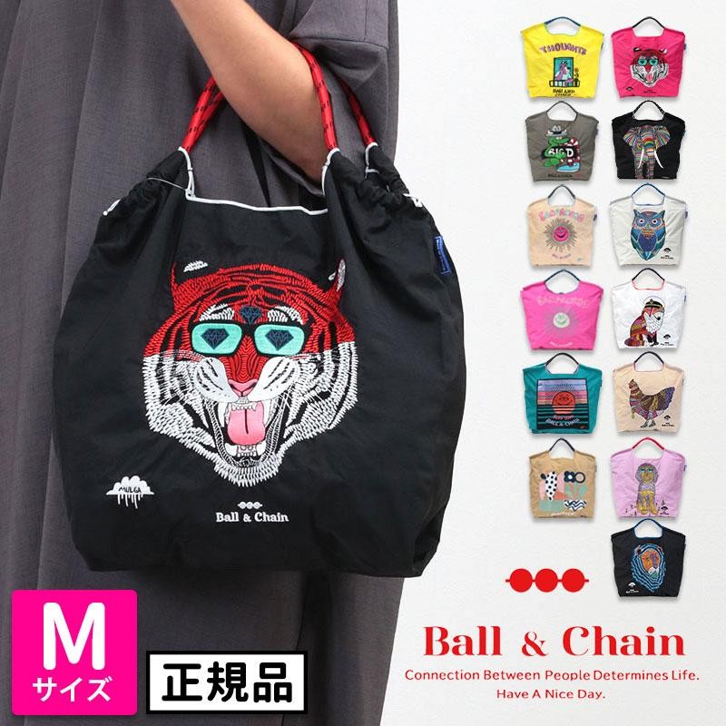 ボールアンドチェーン 正規品 Ball&Chain バッグ 刺繍 Mサイズ モルガ RYUコラボ エコバッグ | LINEブランドカタログ