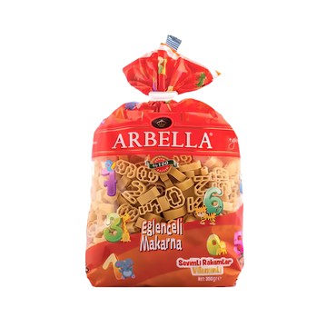 ARBELLA 阿貝拉 數字造型麵 土耳其國家標準工廠製造  350g  1包