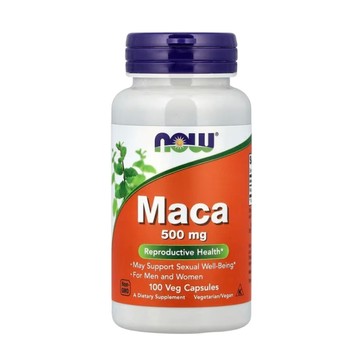 【NOW 娜奧】MACA 瑪卡 500mg膠囊 100顆~效期06/2029 (祕魯瑪卡/營養補給/增強體力)~4721