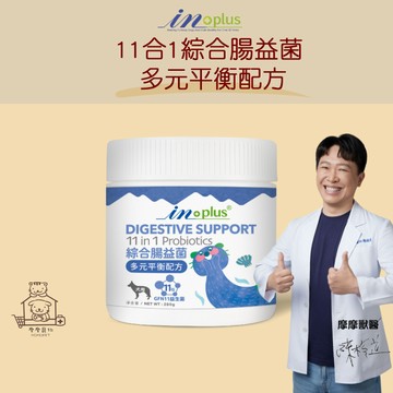 【動物醫院直送】免運隔日配 IN-Plus 11合1綜合腸益菌 多元平衡配方 280g 犬用 腸胃 消化 保健腸益菌