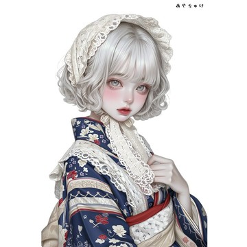 【9 月新款】07-143-0105 人物貼紙 幻想復古浪漫咖啡廳
