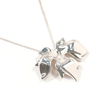【日本直寄 二手美品】蒂芙尼 TIFFANY&Co. 項鍊 楓葉 925純銀 古董精品