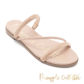 Pineapple Outfitter-RADU 細鑽繞帶拖鞋-粉色