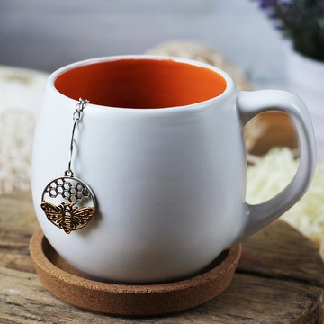 用於涼茶的蜂蜜蜂茶浸泡器，帶蜂窩的茶球浸泡器魅力蜜蜂