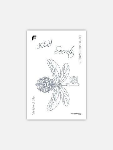 Key tattoo sticker