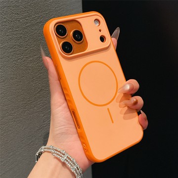 撞色膚感磁吸手機殼 蘋果17保護殼 適用iPhone 17 16 15 14 13 12 Pro max手機殼 硅膠軟殼