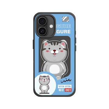 iPhone 16 SolidX 黑 - VITA VITA．塔仔是隻貓 - 還缺這隻大公仔