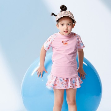 MIT 兒童二件式防曬泳裝