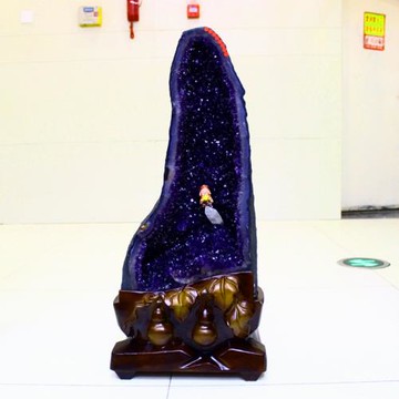 永韻 批發天然紫水晶洞擺件 紫晶洞 瑪瑙洞水晶洞 紫色原石錢袋子