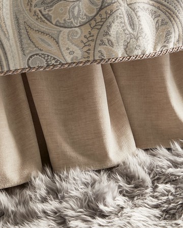 Tuscan Paisley Dust Skirt, Queen