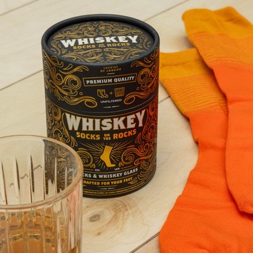 【英國 Luckies】威士忌杯襪禮盒組