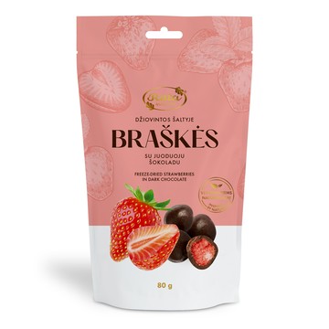 [家速配]露特草莓黑巧克力