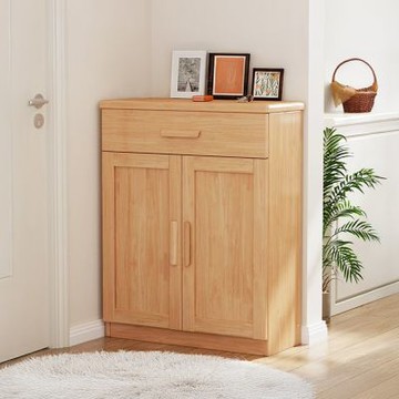 Happylife 北歐實木兩門鞋櫃 80公分 Y12443