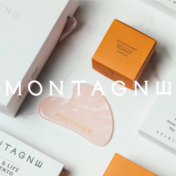 【Montagne】粉晶呵護套組｜粉水晶刮痧板＋雪花秀彈力眼霜  新年 開運禮 過年
