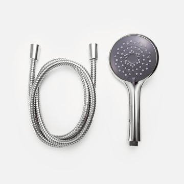 特力屋 五段淨膚增壓可拆式蓮蓬頭軟管組