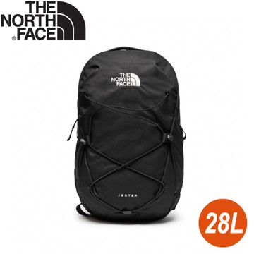 【The North Face 28L JESTER 雙肩包《黑》】3VXF/登山/旅行/後背包/情侶包/休閒包